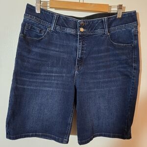 Lane Bryant Dark Denim Shorts